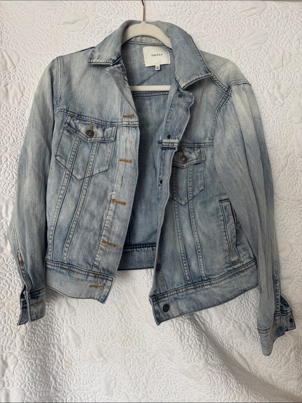 Talula Light Wash Denim Jacket - Women's Casual Trucker X